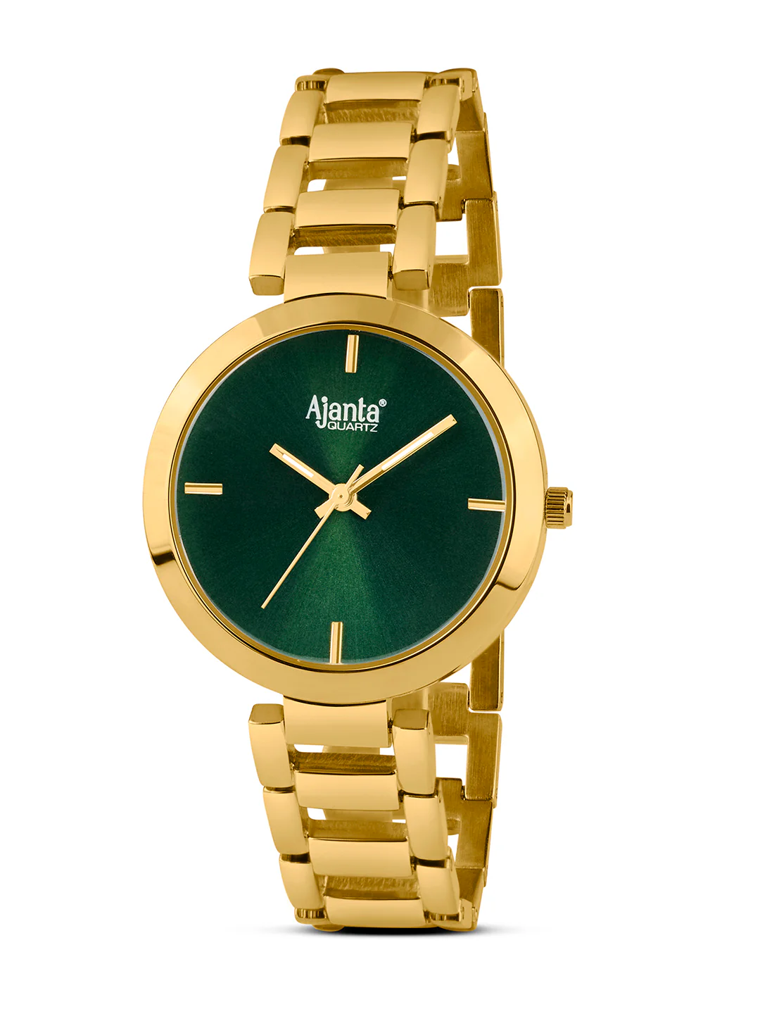 Stellar Green Dial Gold-Tone Stainless Steel Bracelet - Image 3