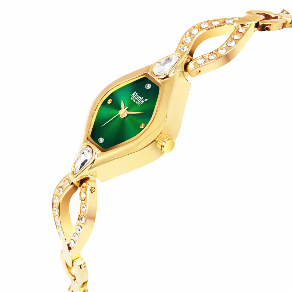 Ammarra Green Dial Gold-Tone Bracelet - Image 2