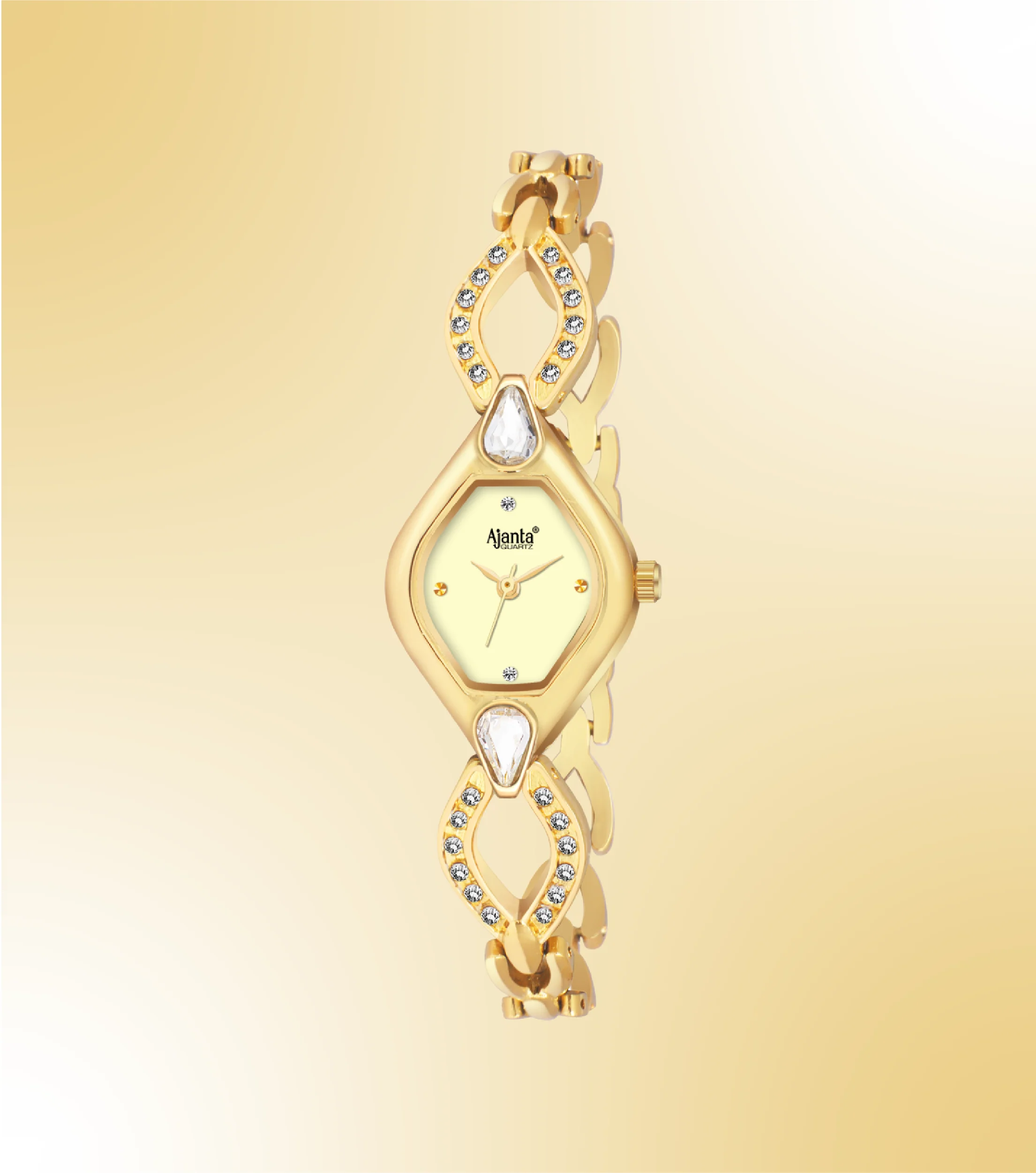 Ammarra Ivory Dial Gold-Tone Bracelet - Image 2