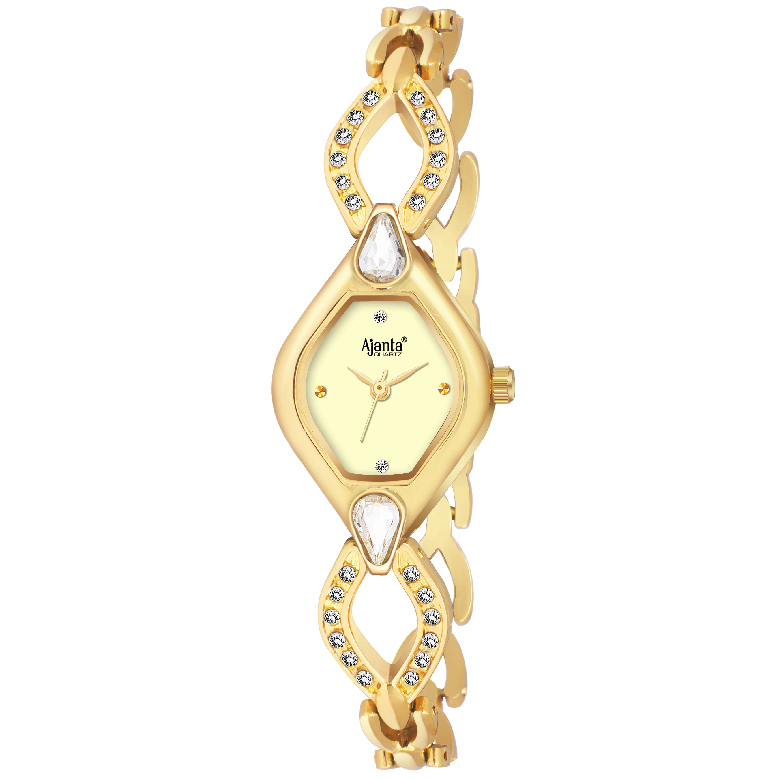 Ammarra Ivory Dial Gold-Tone Bracelet - Image 3