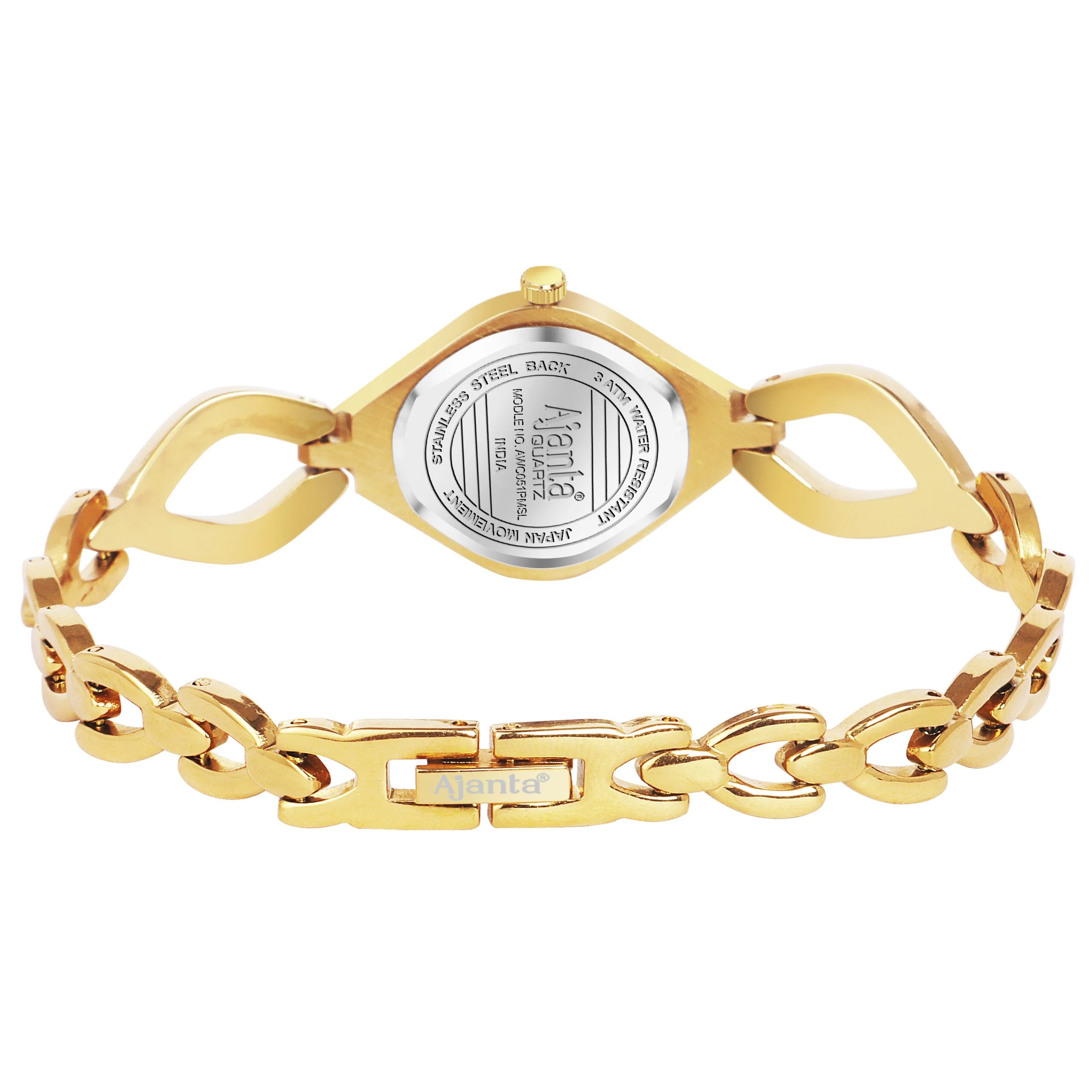 Ammarra Maroon Dial Gold-Tone Bracelet - Image 7