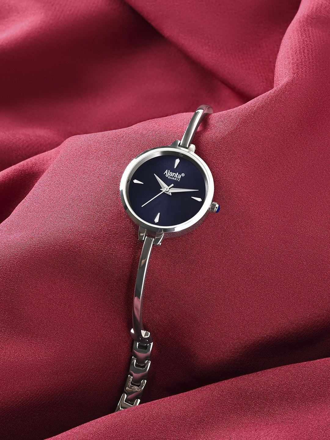 Sole' Blue Sunray Dial Stainless Steel Bracelet