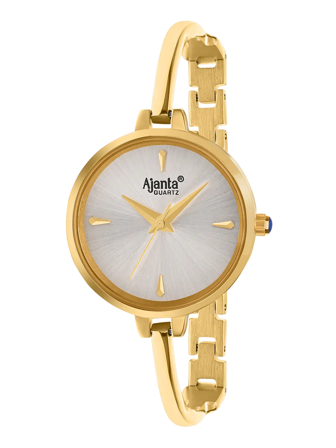 Sole' Silver Sunray Dial Gold-Tone Bracelet - Image 3
