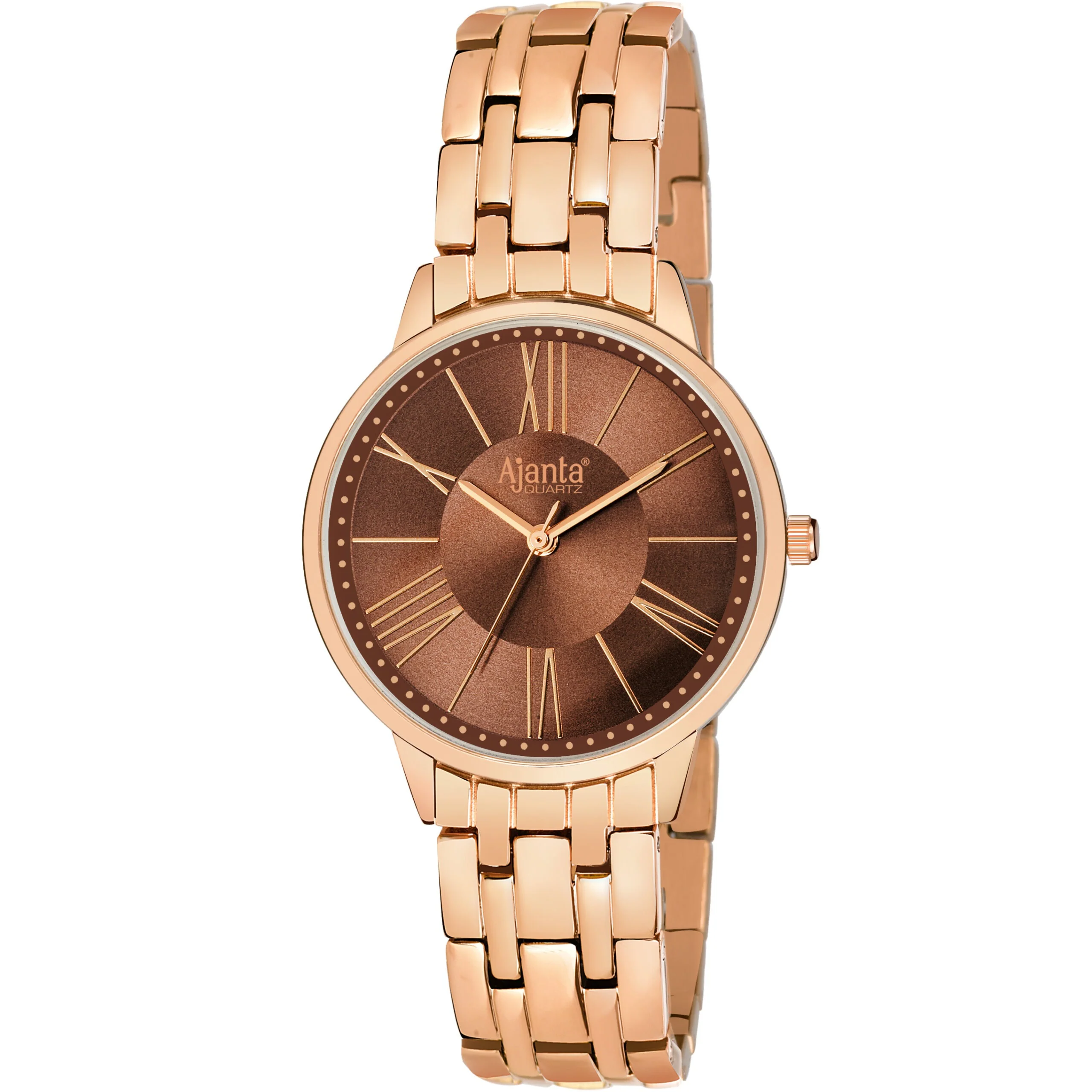Show Stopper Brown Dial Rose Gold-Tone Bracelet - Image 3