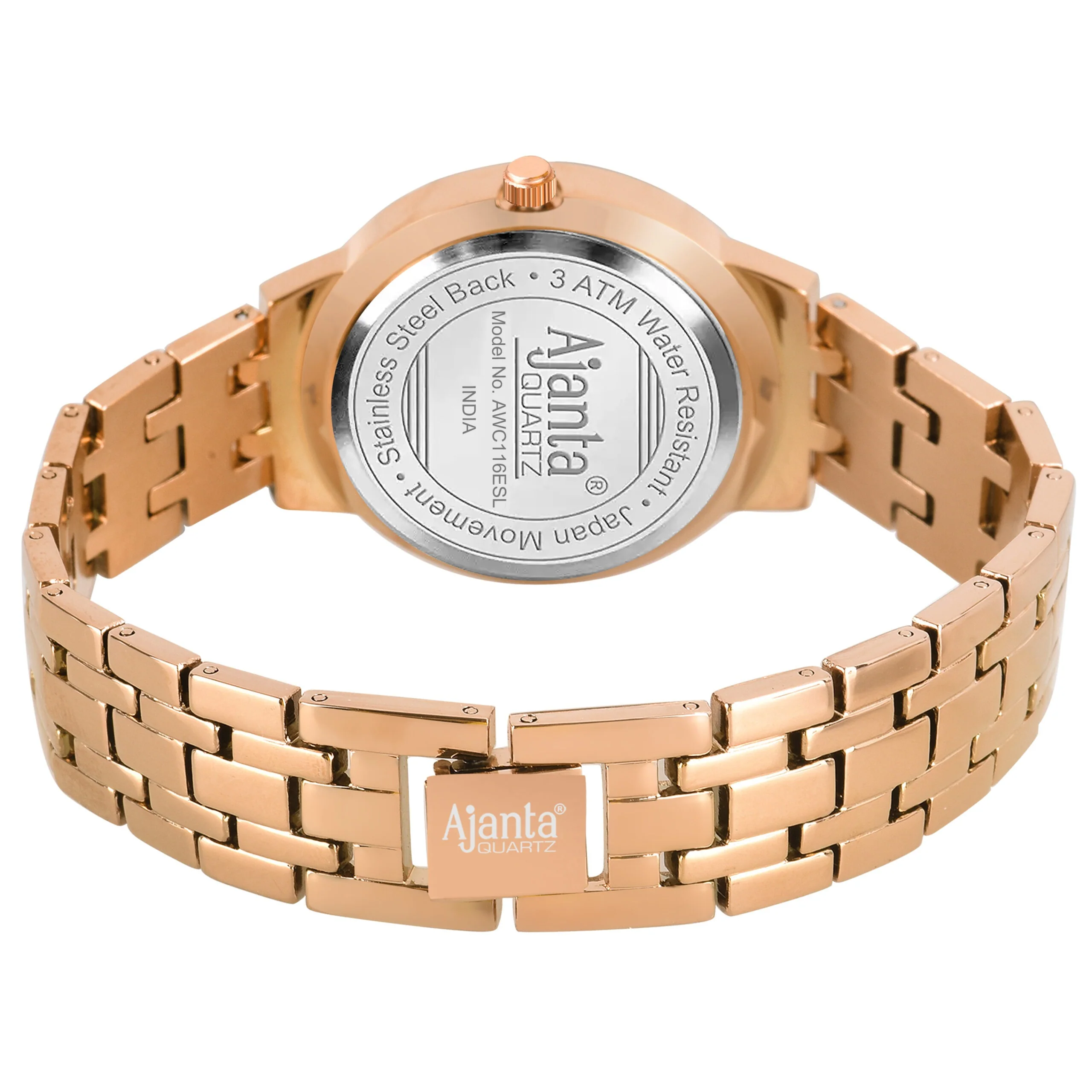 Show Stopper Silver Dial Rose Gold-Tone Bracelet - Image 5