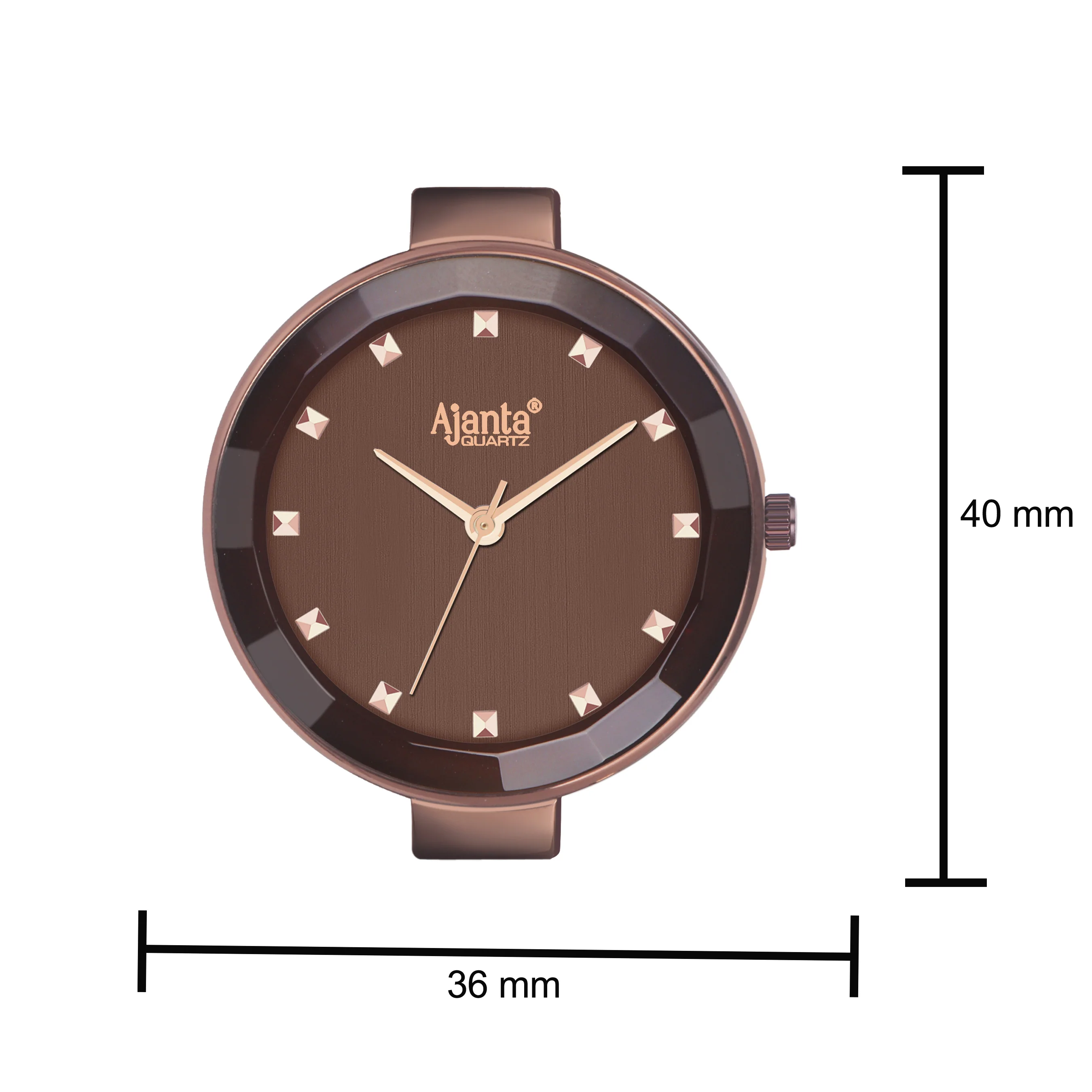 Flaire Brown Dial Brown Strap - Image 5