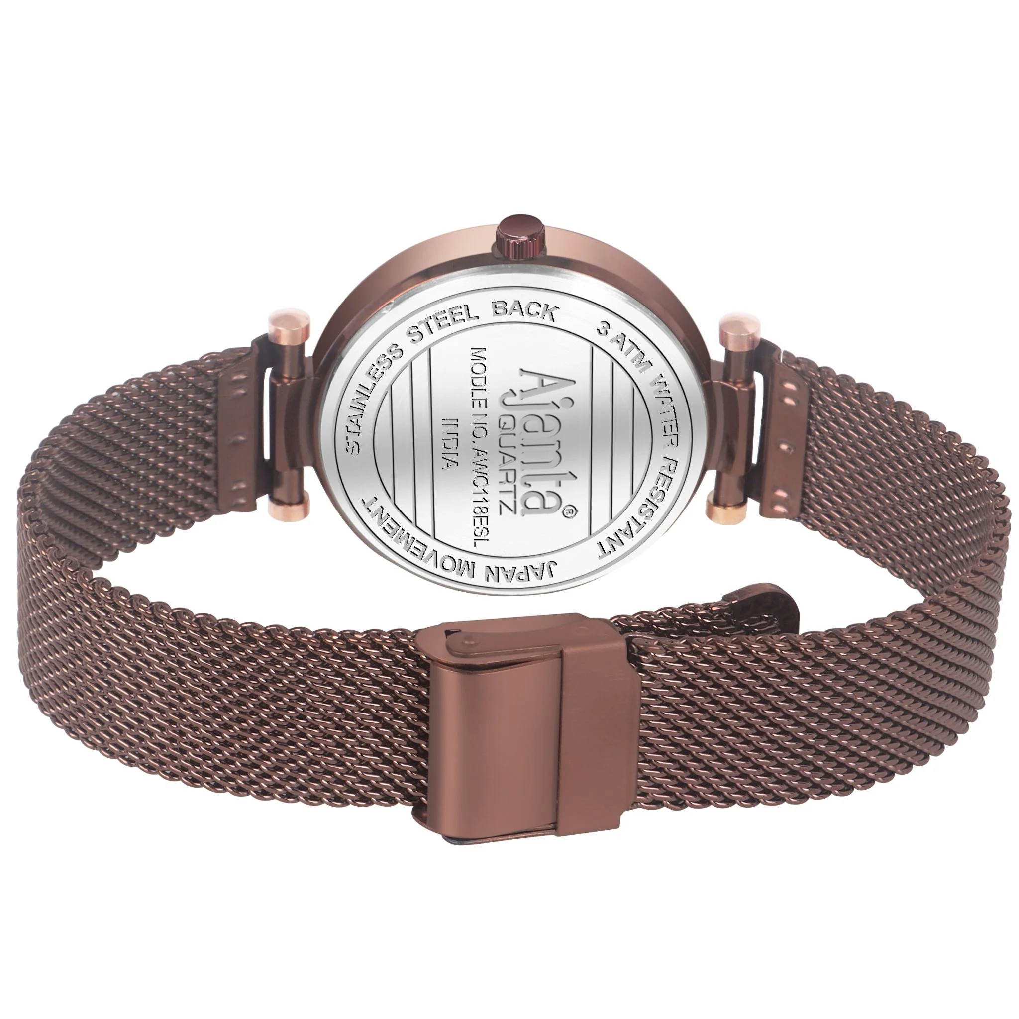 Flaire Brown Dial Brown Strap - Image 6