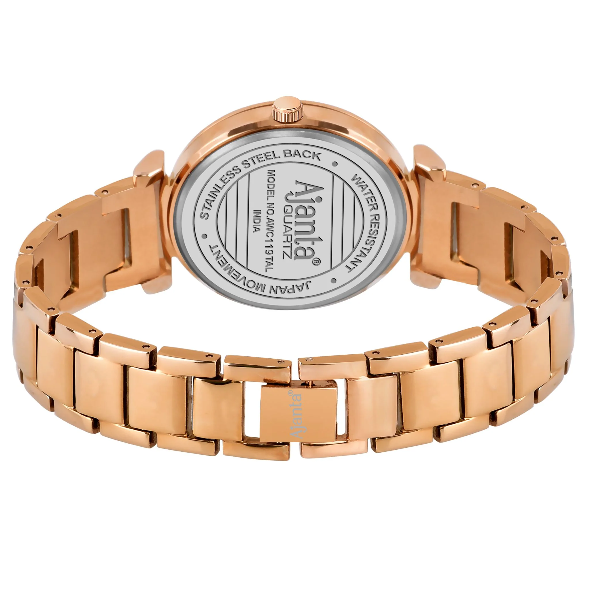 Lushora Maroon Dial Rose Gold-Tone Bracelet - Image 7