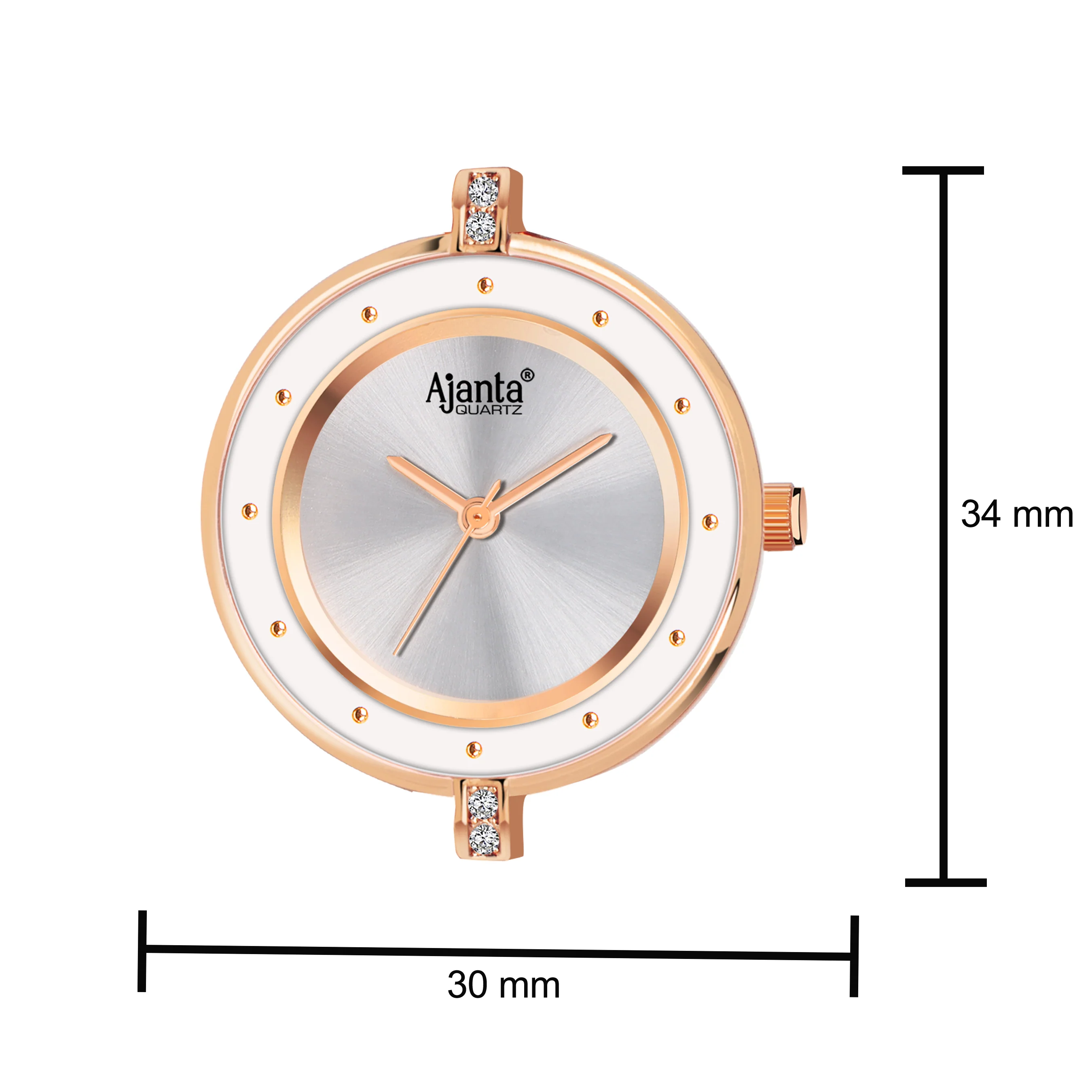 Florisse Silver Dial Rose Gold-Tone Bracelet - Image 5