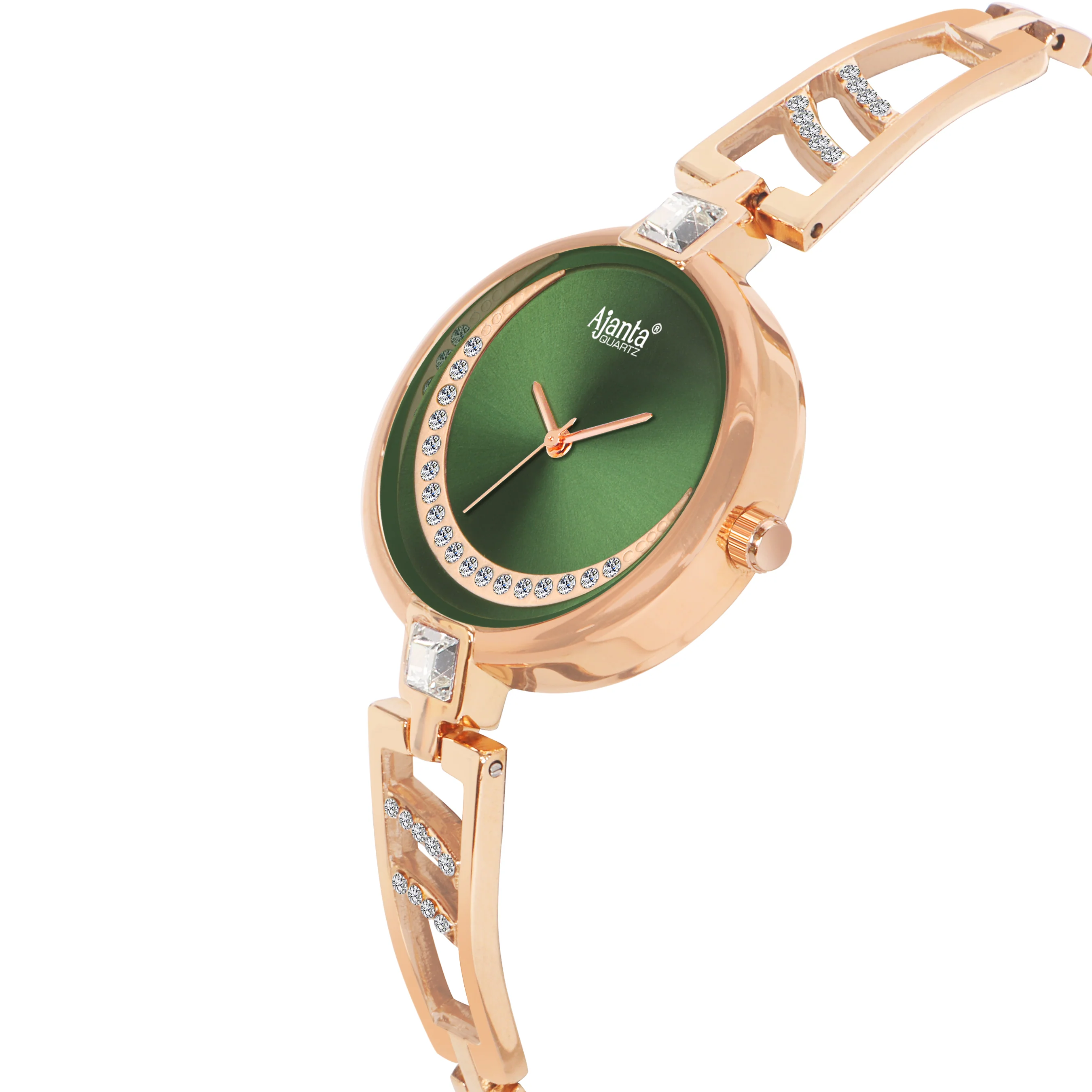 Celestia Green Dial Rose Gold-Tone Bracelet - Image 4