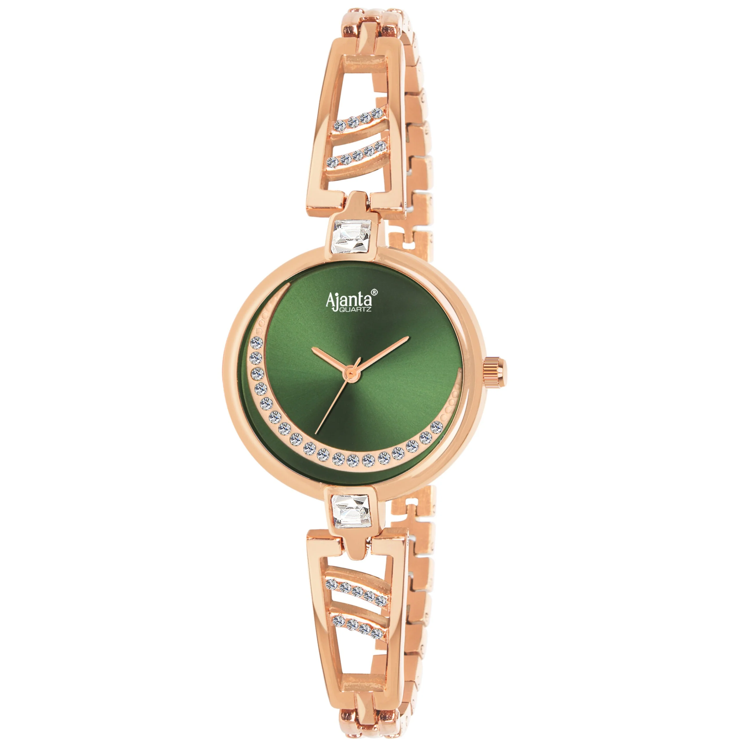 Celestia Green Dial Rose Gold-Tone Bracelet - Image 6