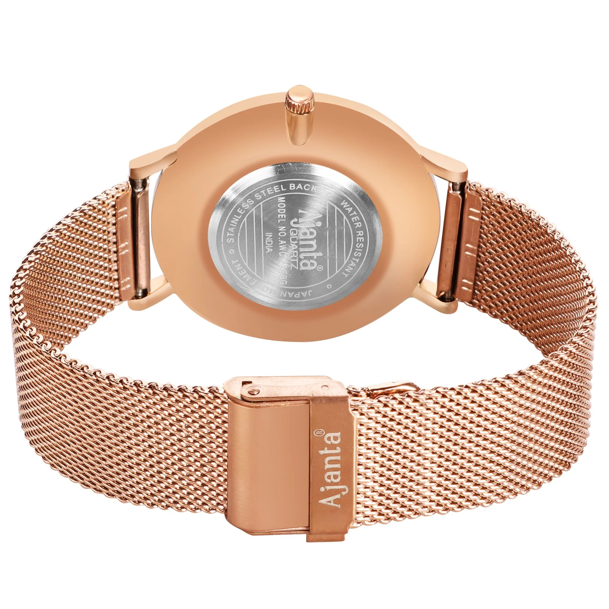 Veyron Gray Dial Rose Gold-Tone Mesh Strap - Image 6