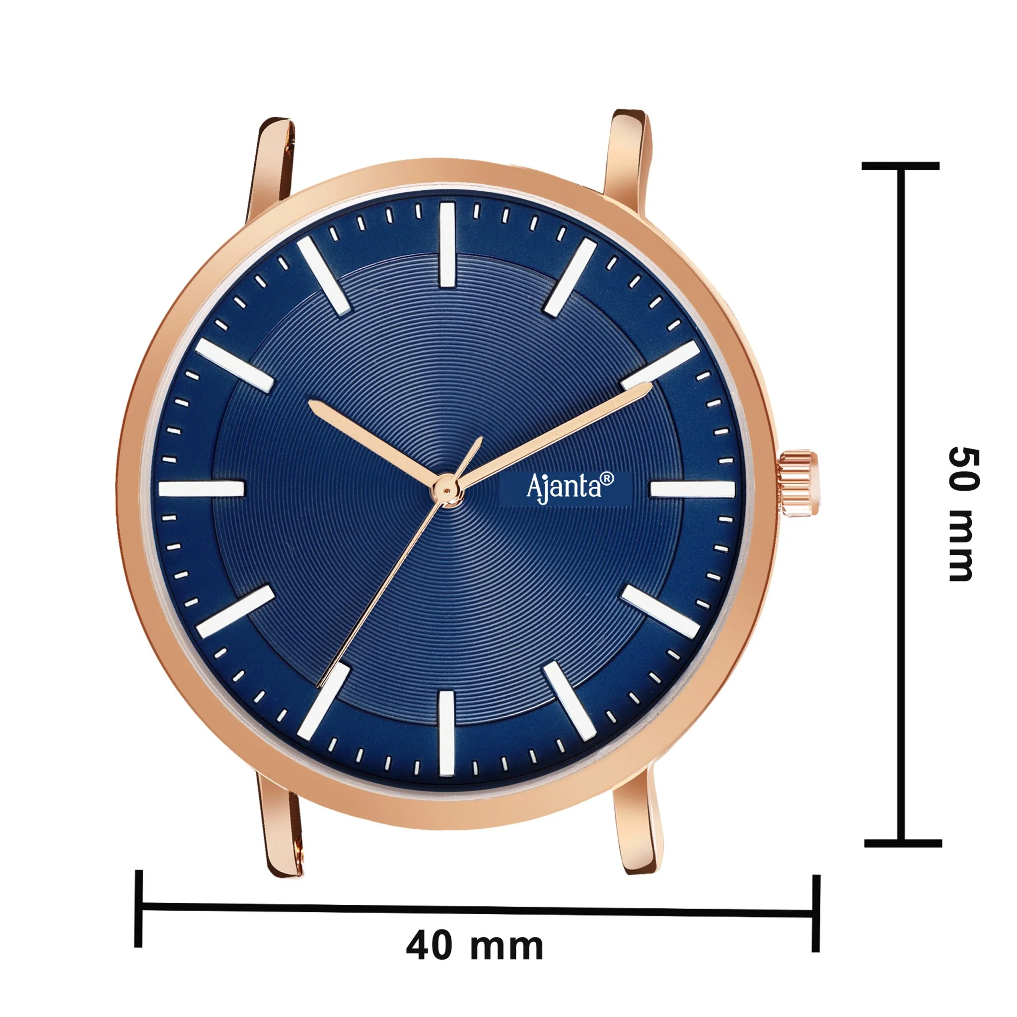 Veyron Blue Dial Rose Gold-Tone Mesh Strap - Image 5