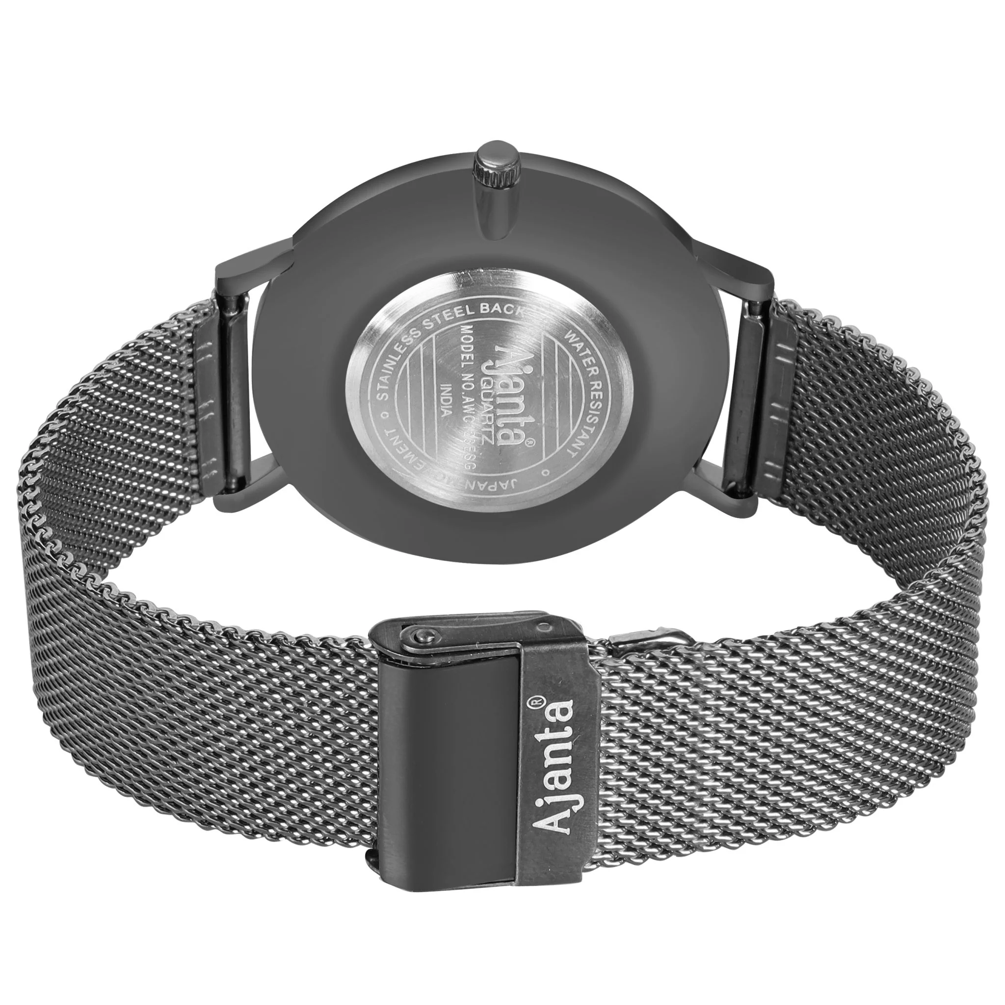 Veyron Gray Dial Black-Tone Mesh Strap - Image 7