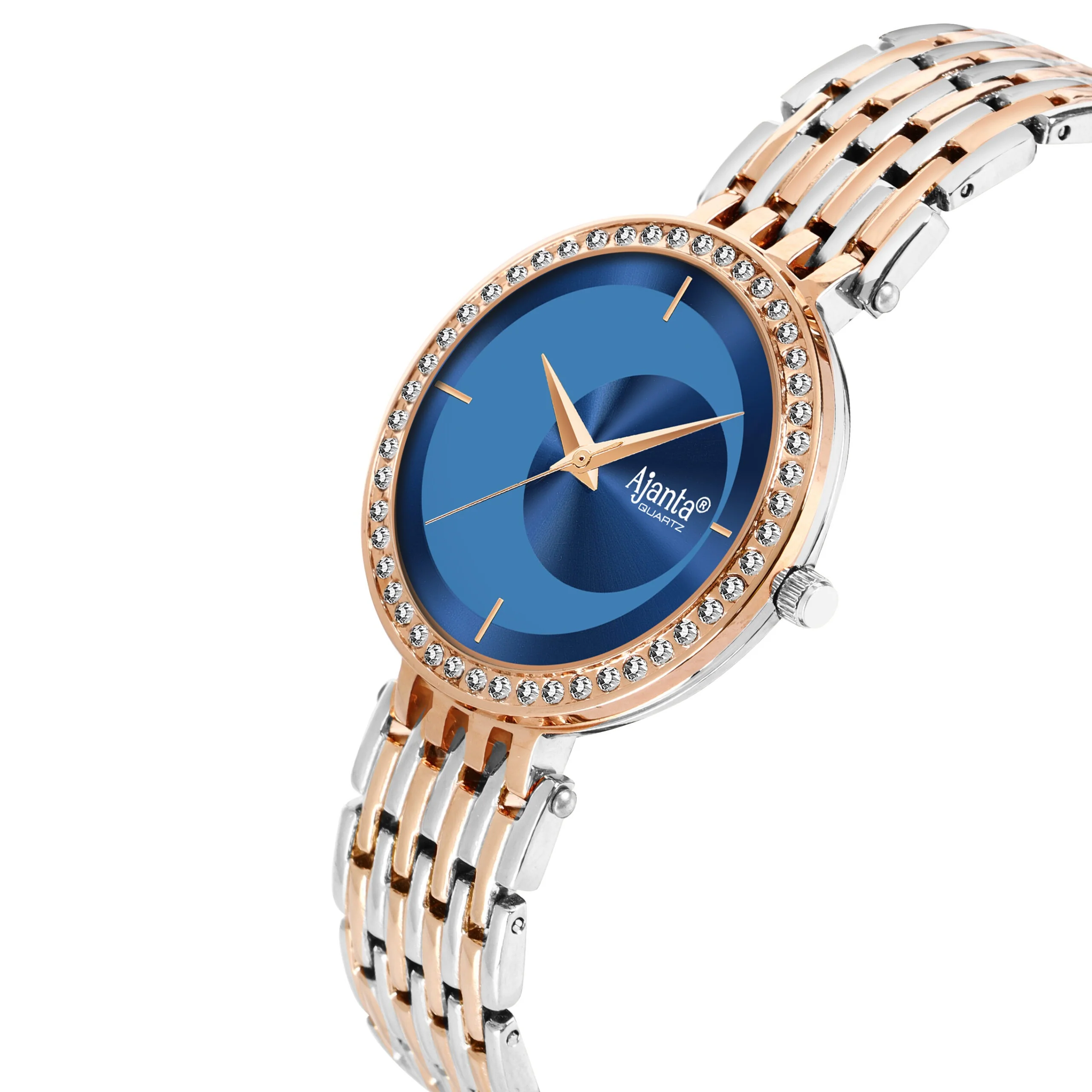 Amoura Blue Dial Two-Tone Bracelet - Image 5