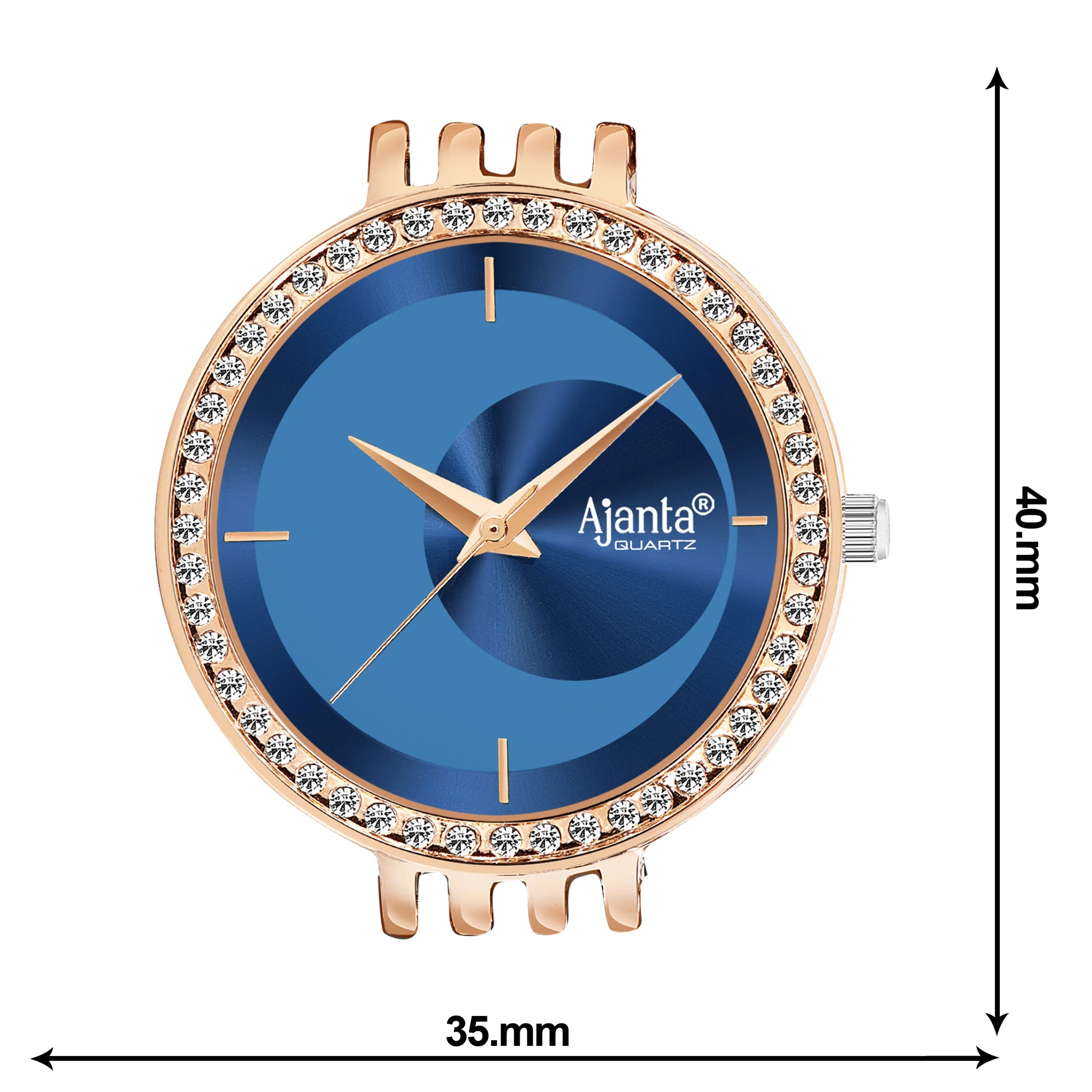 Amoura Blue Dial Two-Tone Bracelet - Image 6
