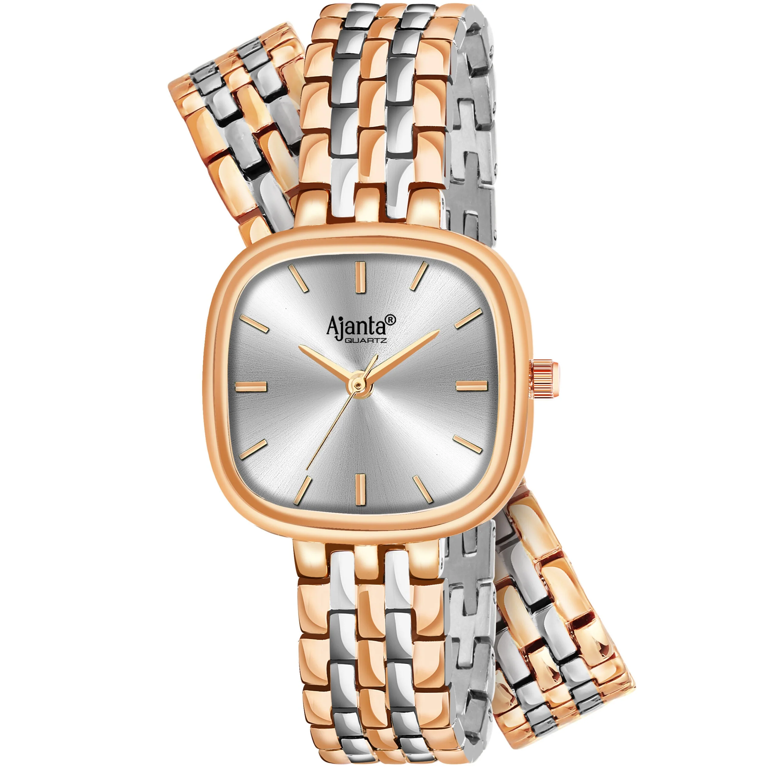 Starlé Silver Dial Silver & Rose Gold-Tone Bracelet Set - Image 6