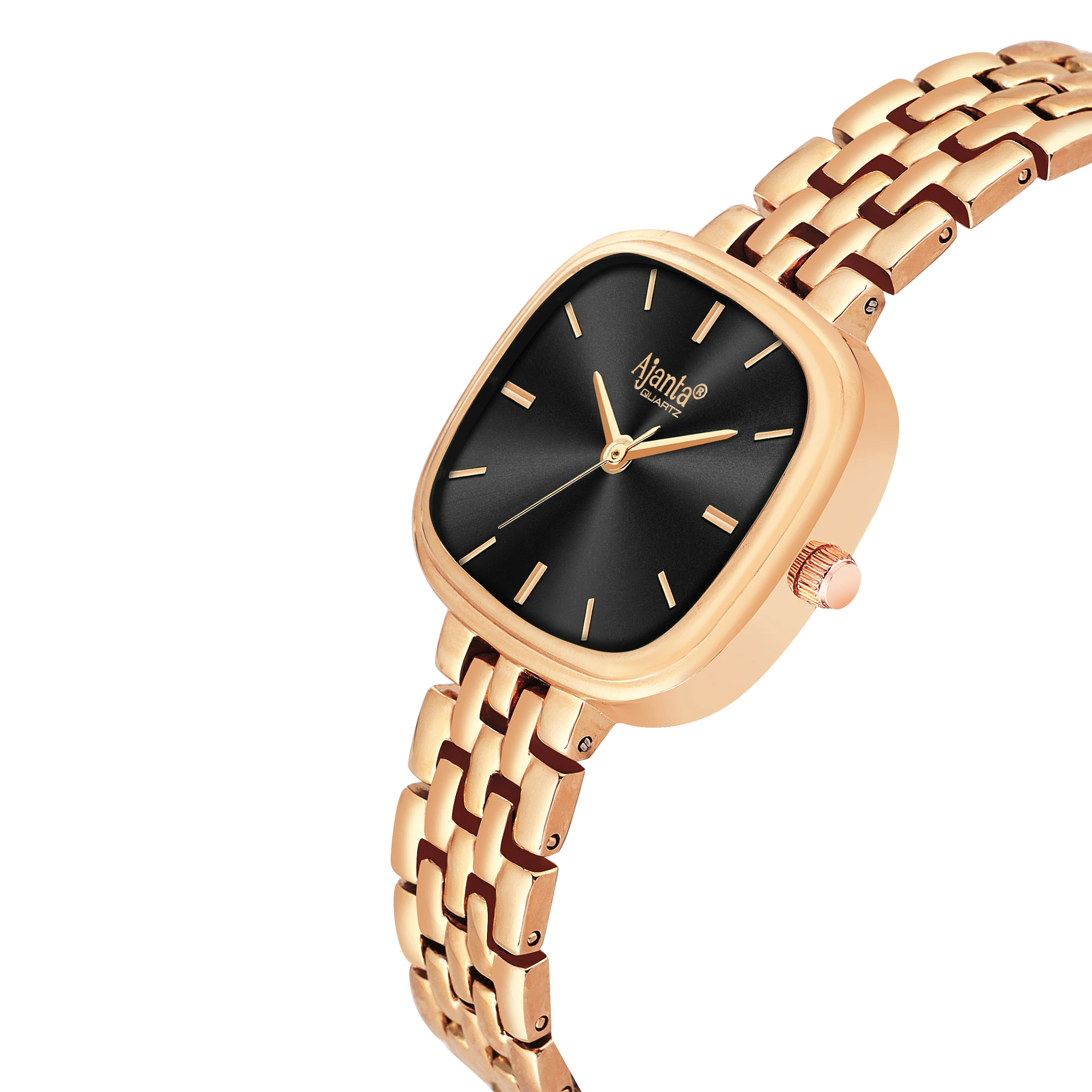 Starlé Black Dial Rose Gold-Tone Bracelet Set - Image 7