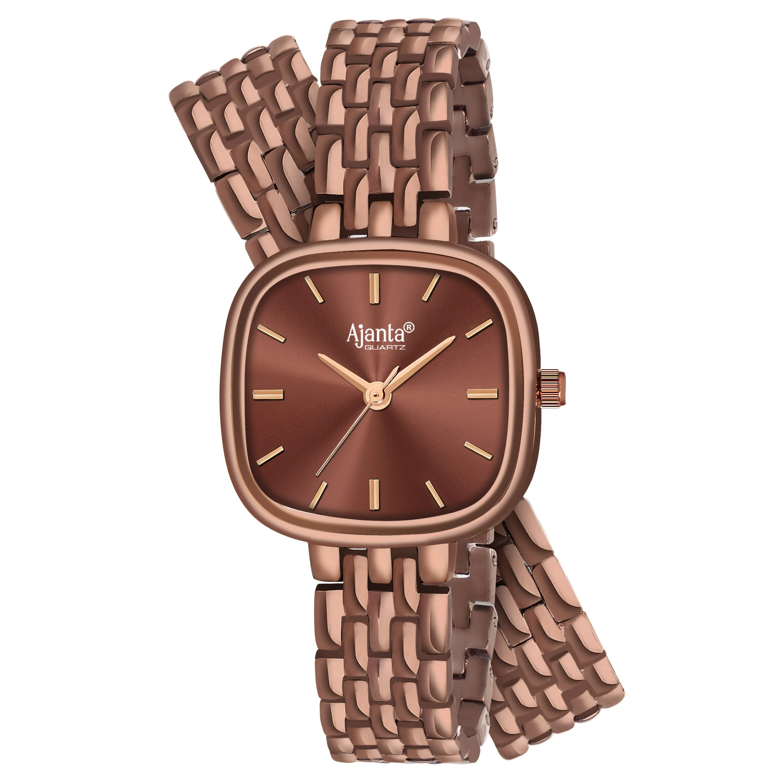 Starlé Brown Dial Brown-Tone Bracelet Set - Image 6