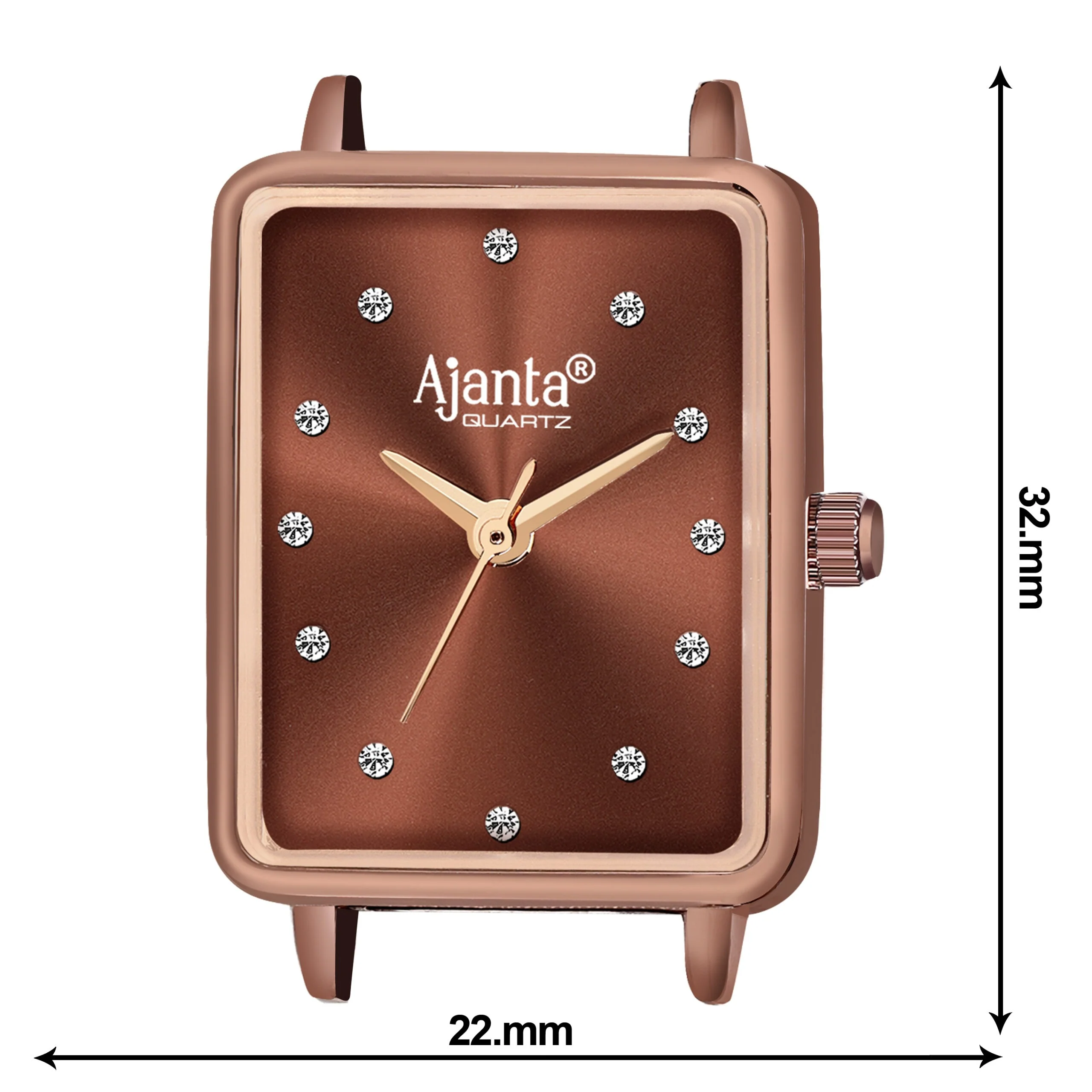 Chopard Brown Dial Brown & Rose Gold-Tone Mesh Bracelet - Image 7