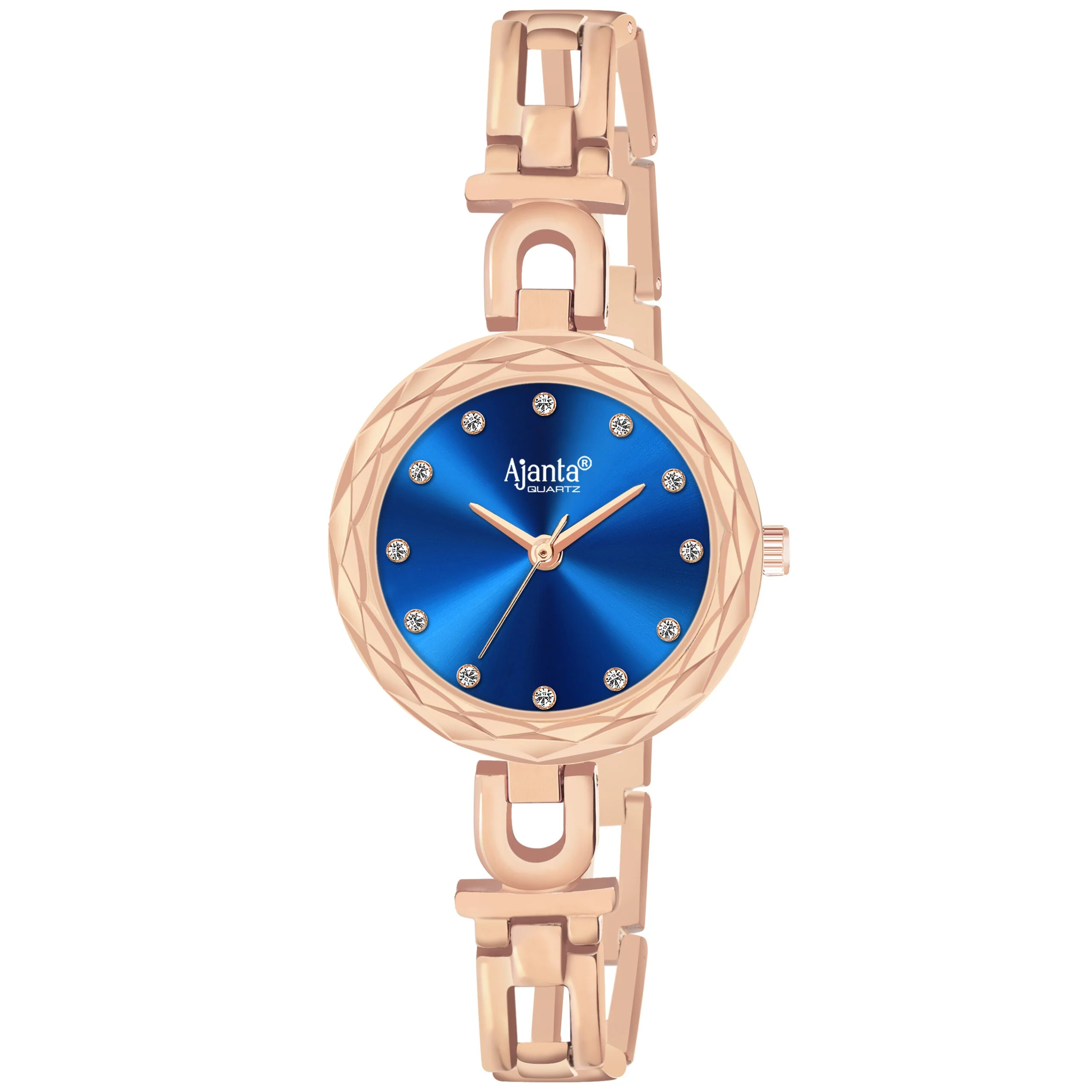 Eloria Blue Dial Rose Gold-Tone Bracelet - Image 5