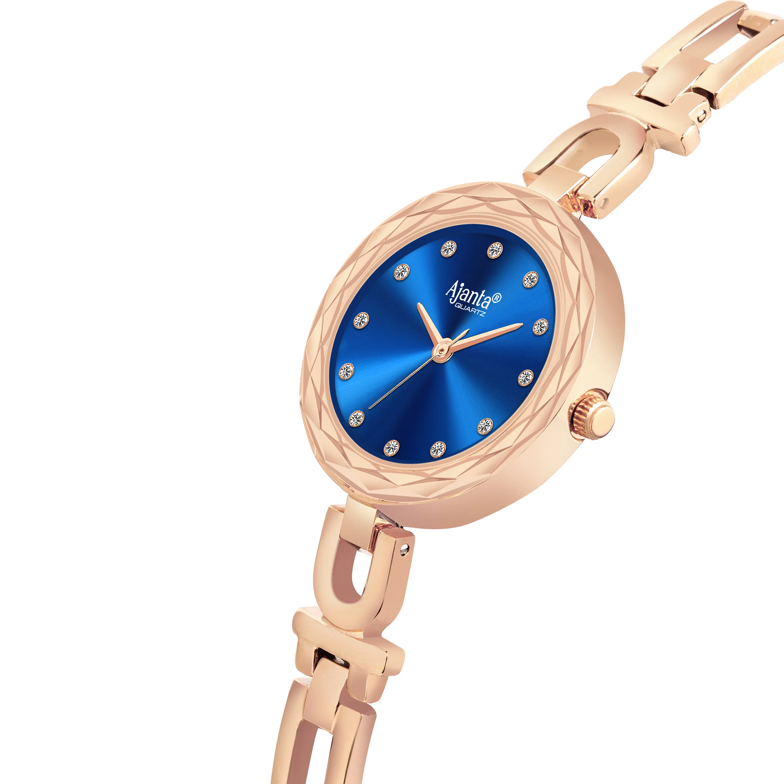 Eloria Blue Dial Rose Gold-Tone Bracelet - Image 6