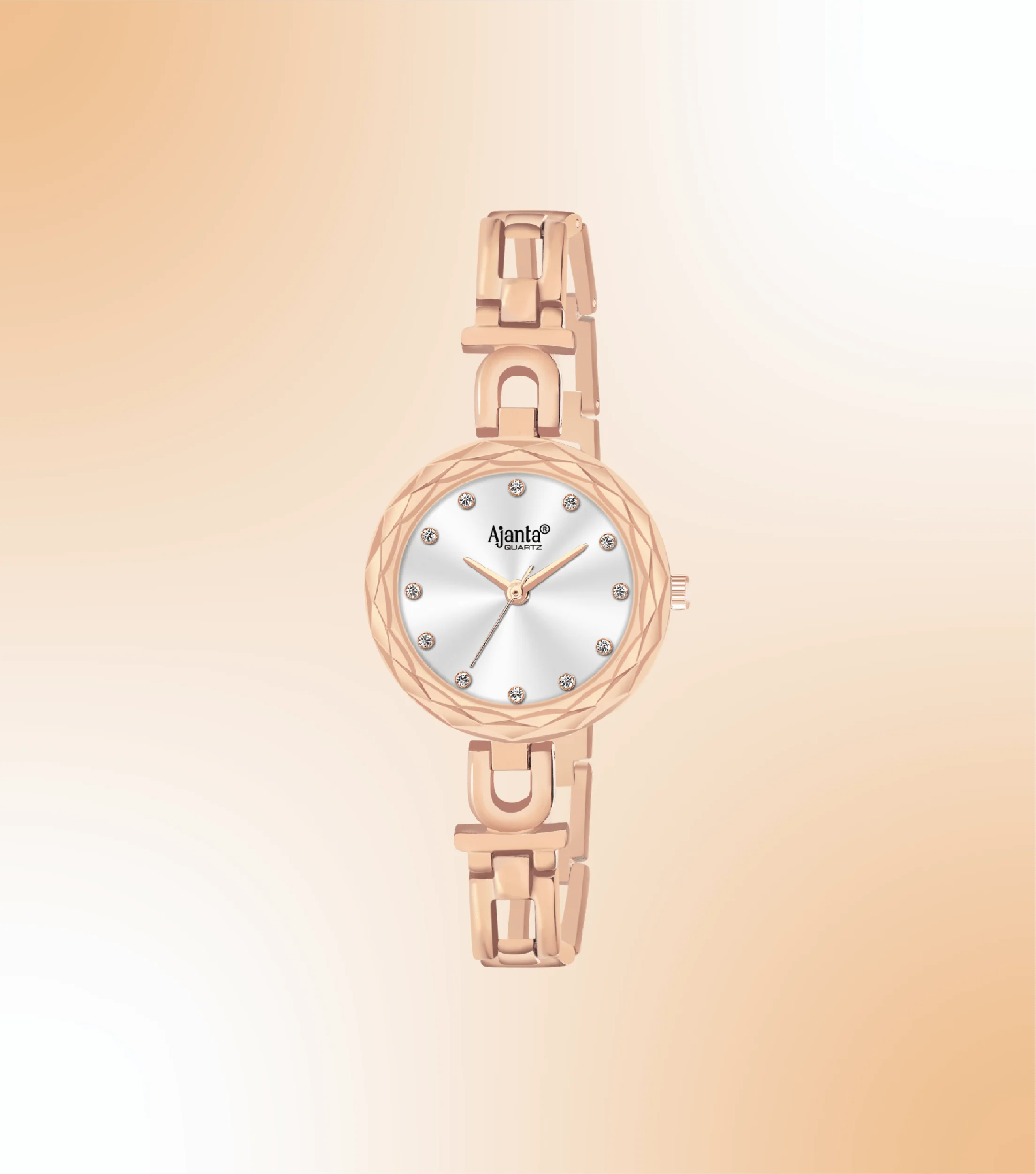 Eloria Silver Dial Rose Gold-Tone Bracelet - Image 3