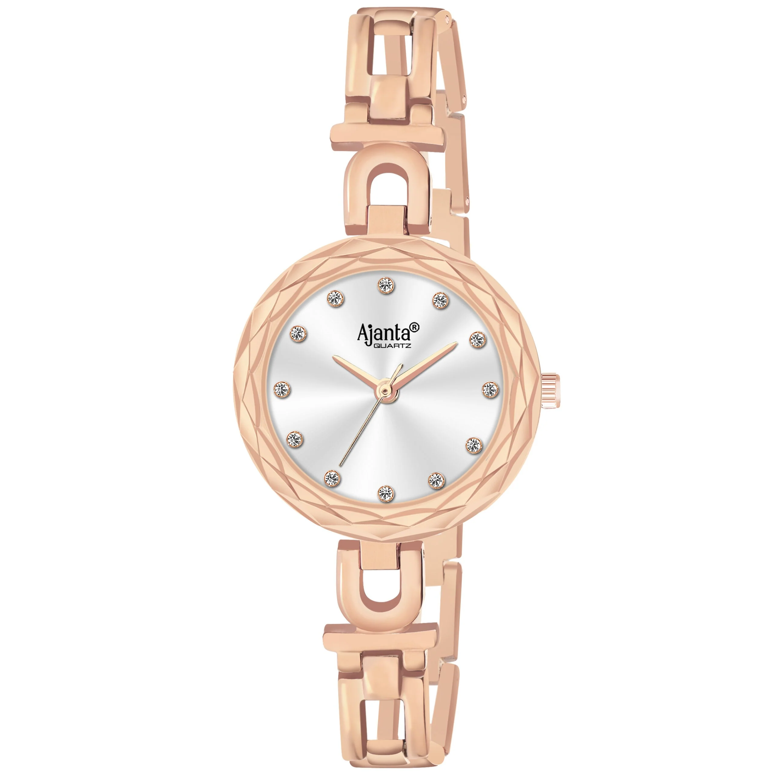 Eloria Silver Dial Rose Gold-Tone Bracelet - Image 5