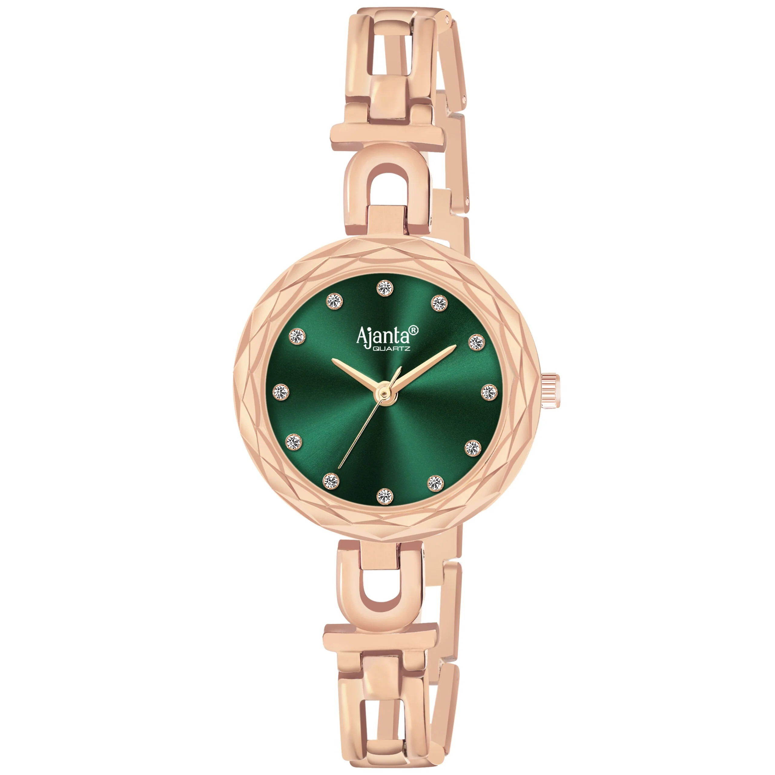 Eloria Green Dial Rose Gold-Tone Bracelet - Image 5