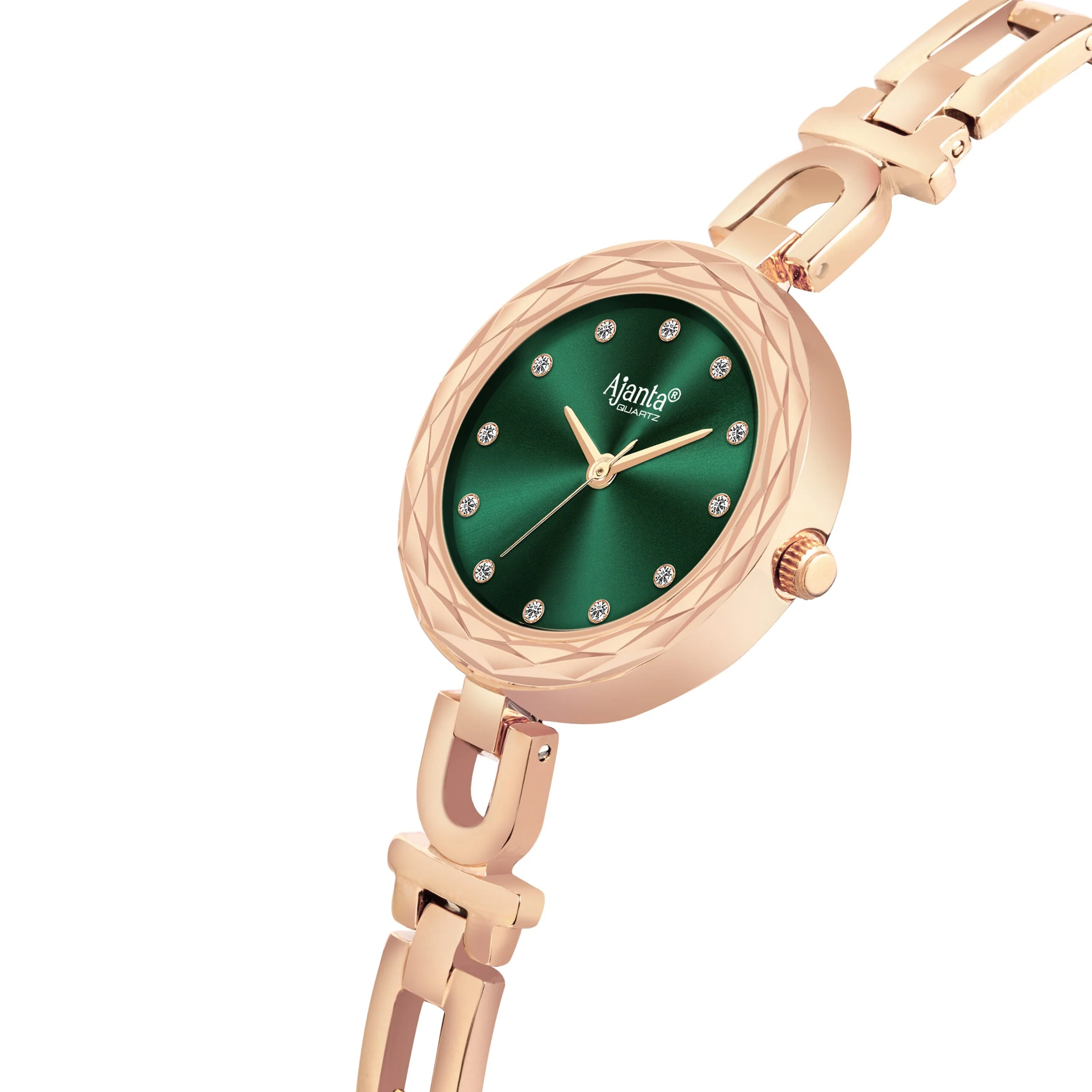 Eloria Green Dial Rose Gold-Tone Bracelet - Image 6