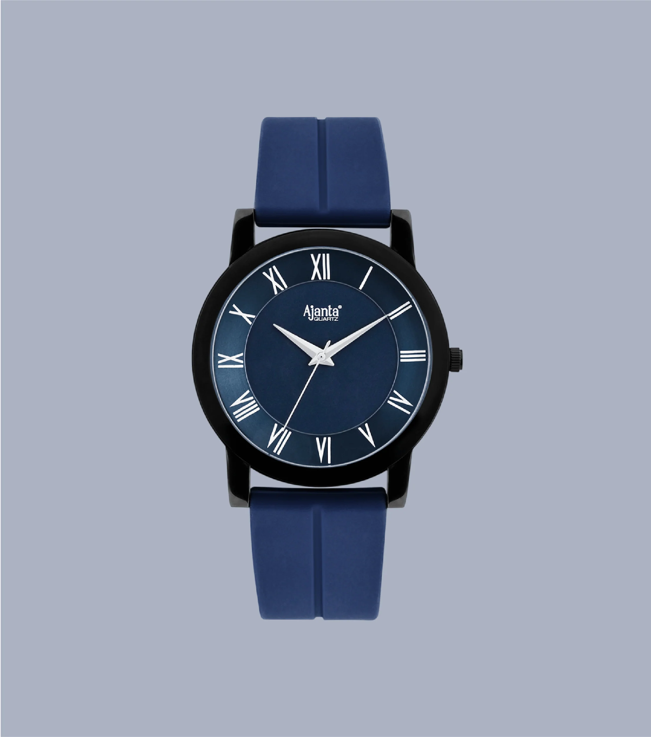 Nova Blue Dial Black-Tone Silicon Strap - Image 3