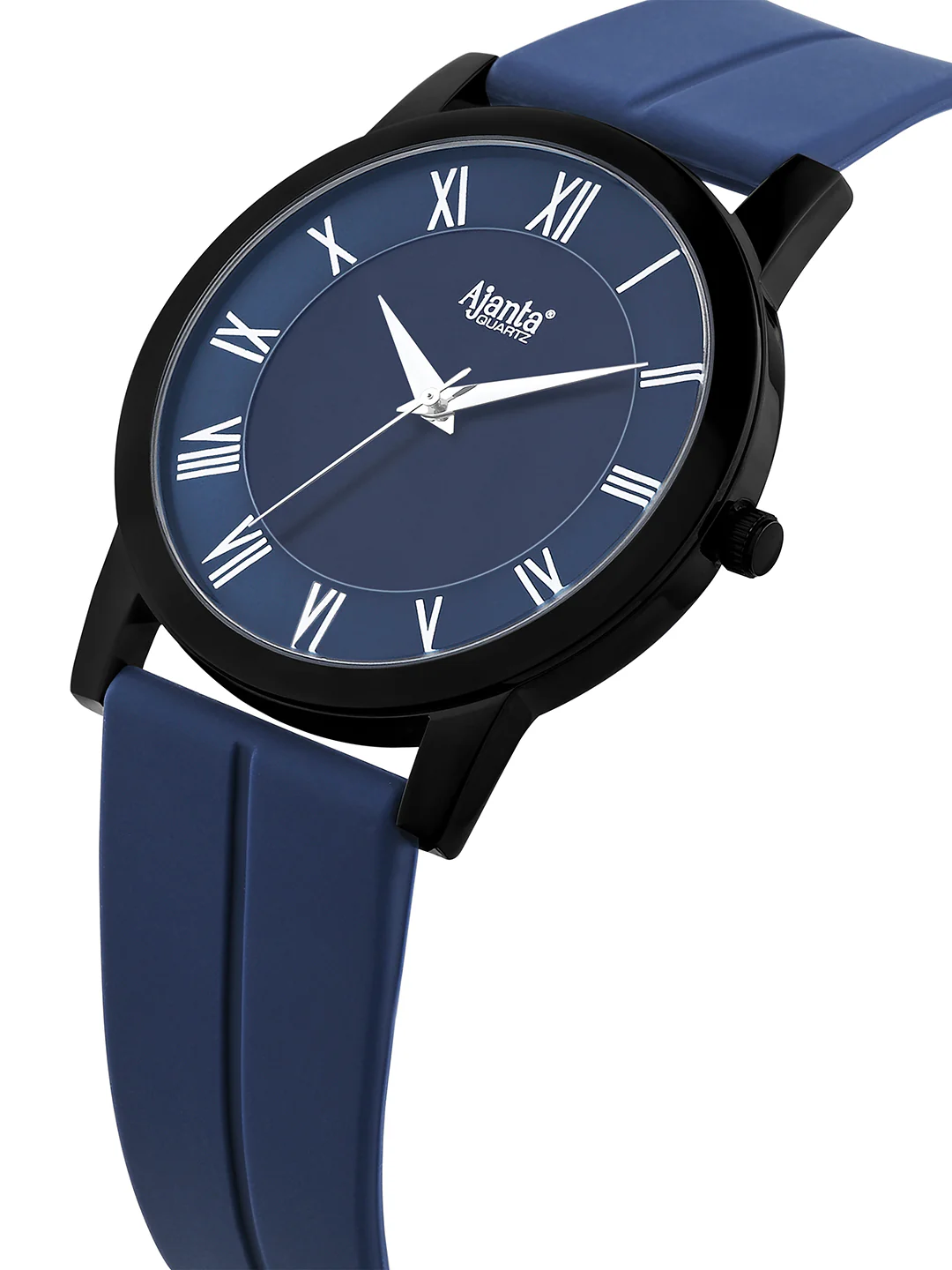 Nova Blue Dial Black-Tone Silicon Strap - Image 6