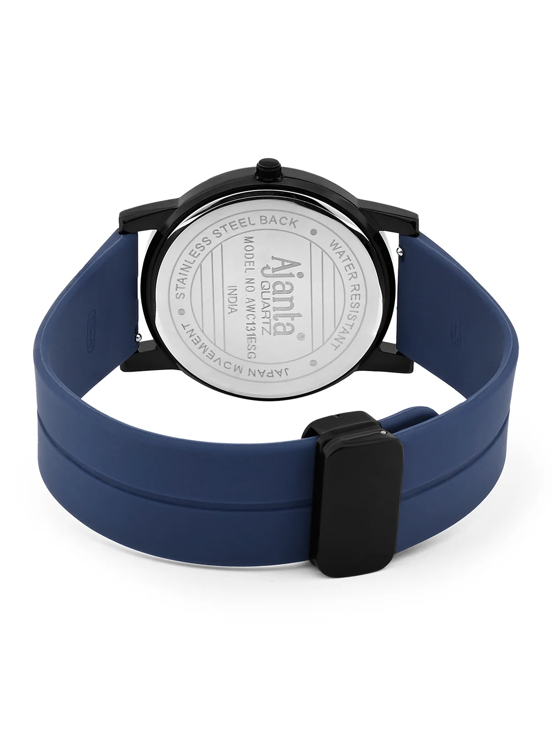 Nova Blue Dial Black-Tone Silicon Strap - Image 7