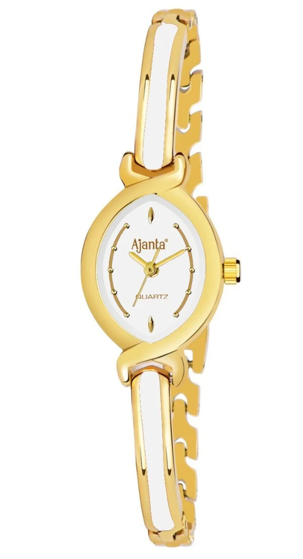 Elyra Ivory Dial Gold-Tone Bracelet - Image 6
