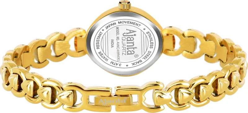Vellora White Dial Gold-Tone Bracelet - Image 4