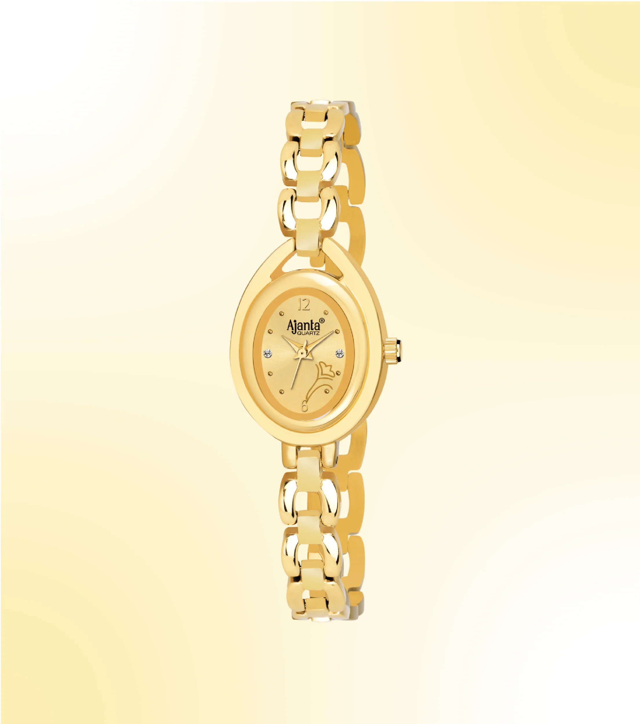 Vellora Gold Dial Gold-Tone Bracelet - Image 2