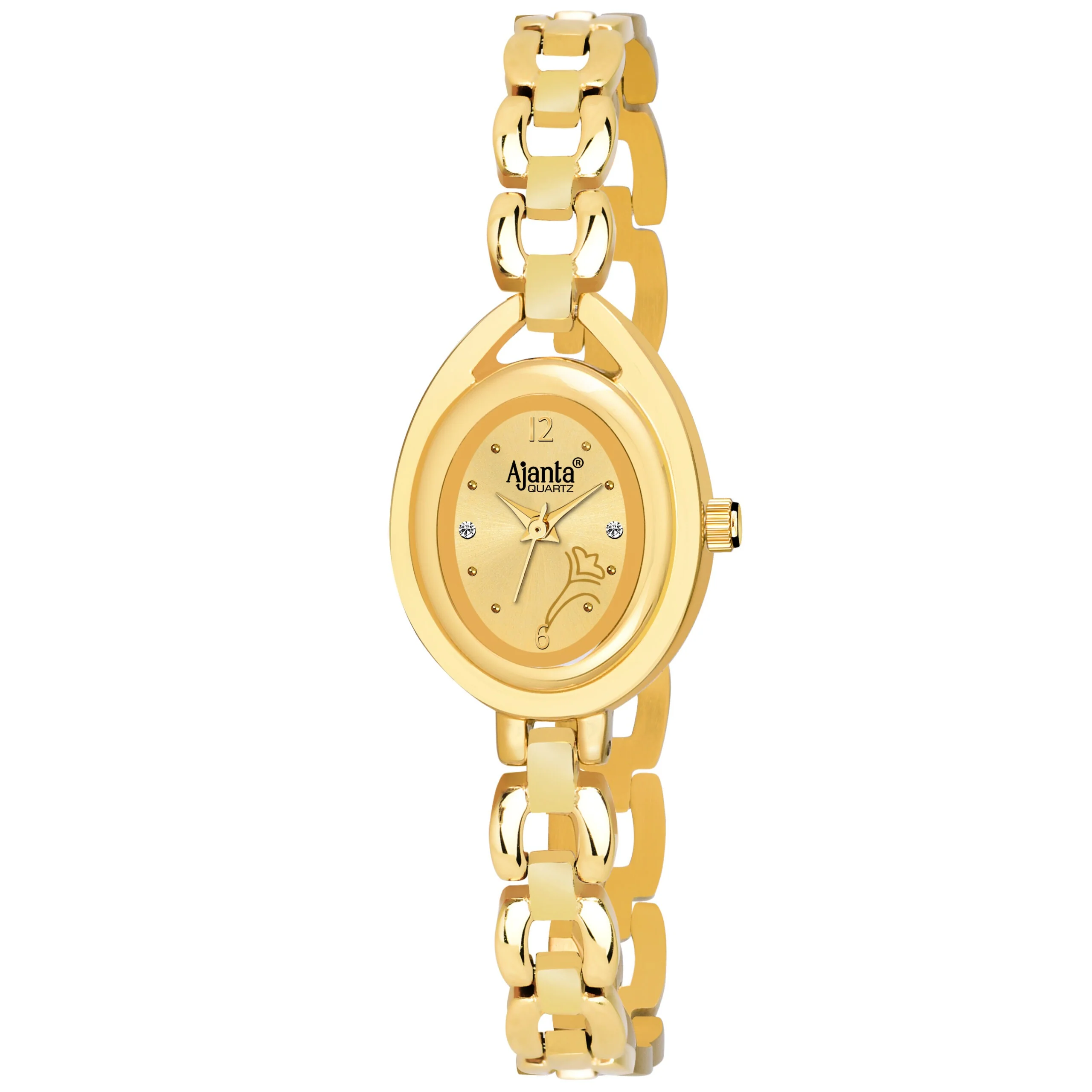 Vellora Gold Dial Gold-Tone Bracelet - Image 3