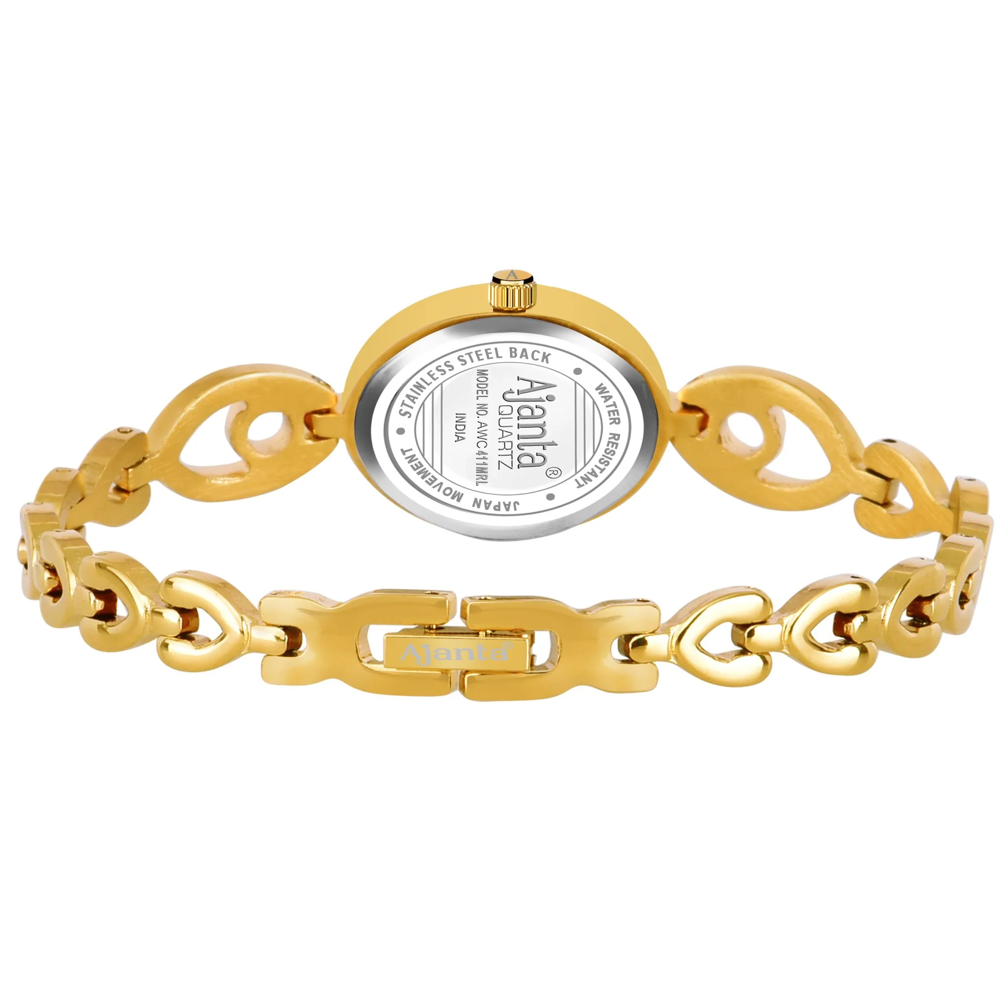 Oralia White Dial Gold-Tone Bracelet - Image 4