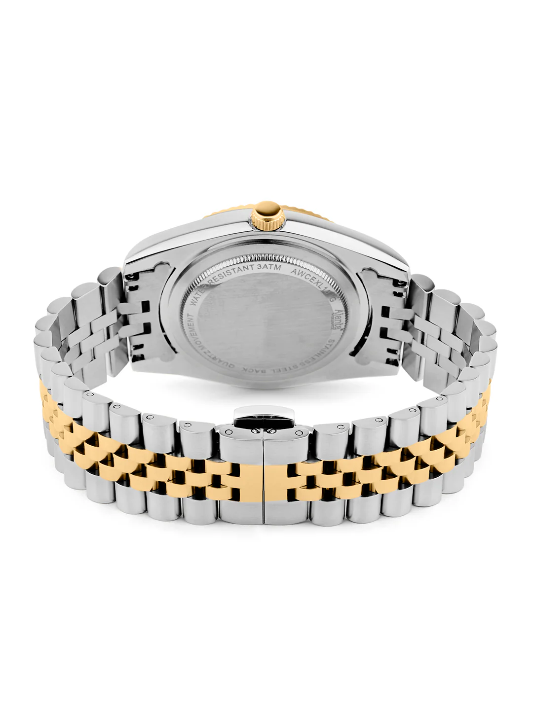 Monaco Two-Tone Green Dial Stainless Steel Day-Date Watch - Image 5