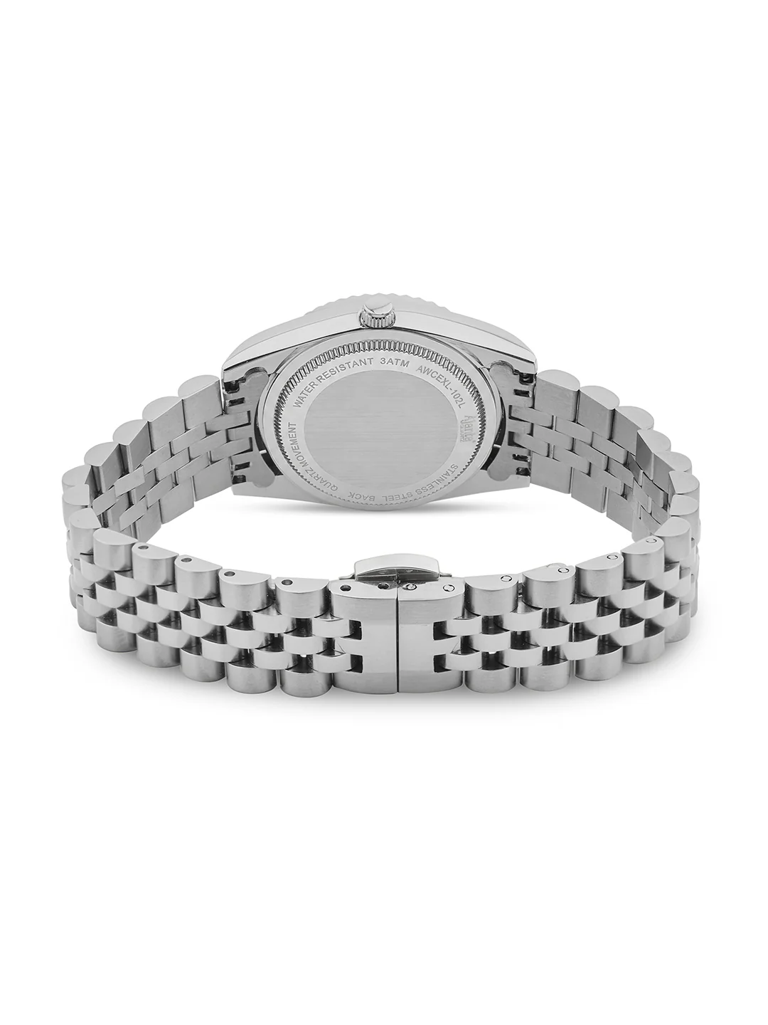 Avenza Sky Blue Dial Stainless Steel Day-Date Watch - Image 6