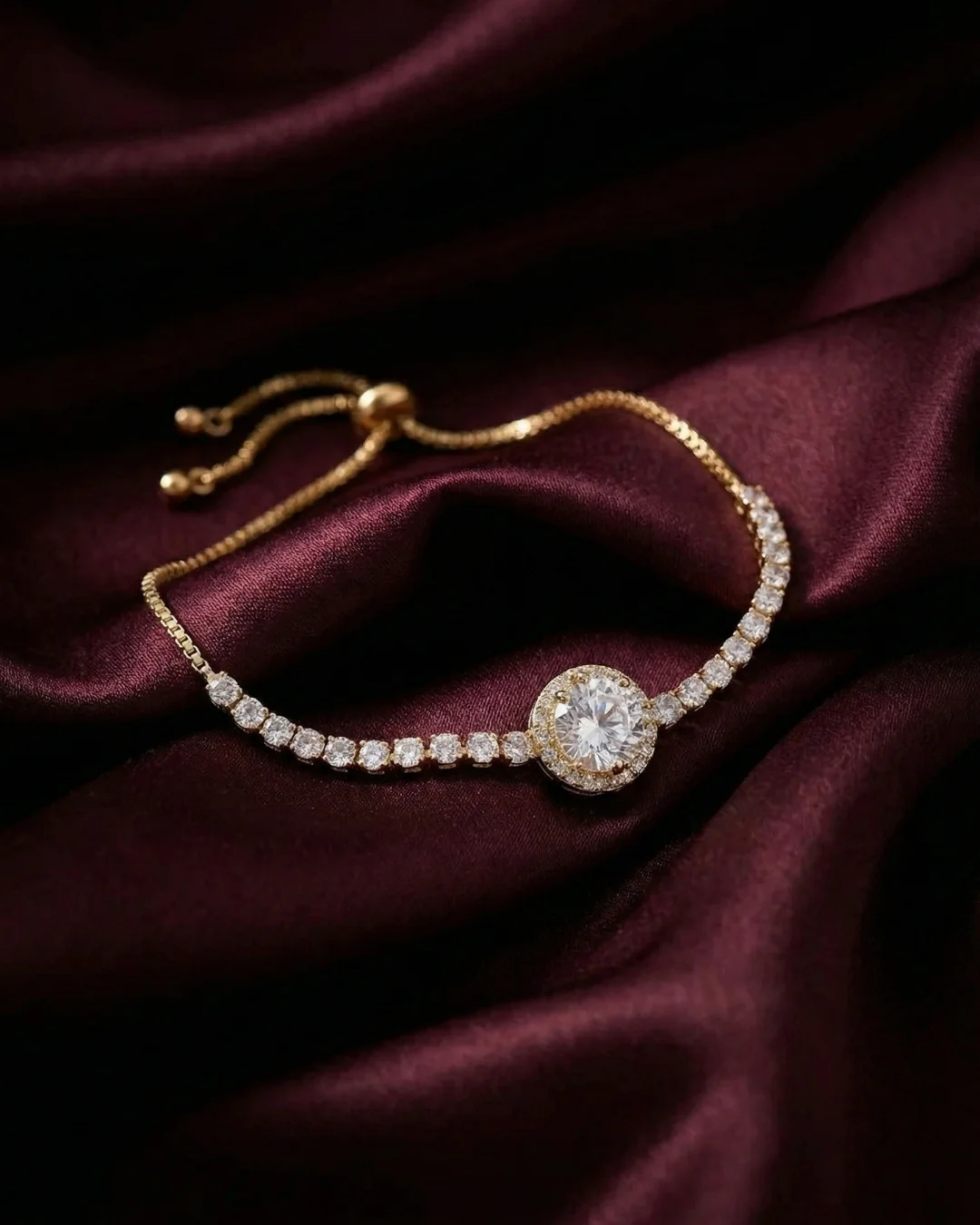 INEJ Stainless Steel Golden Anti Tarnish Bracelet - Image 3